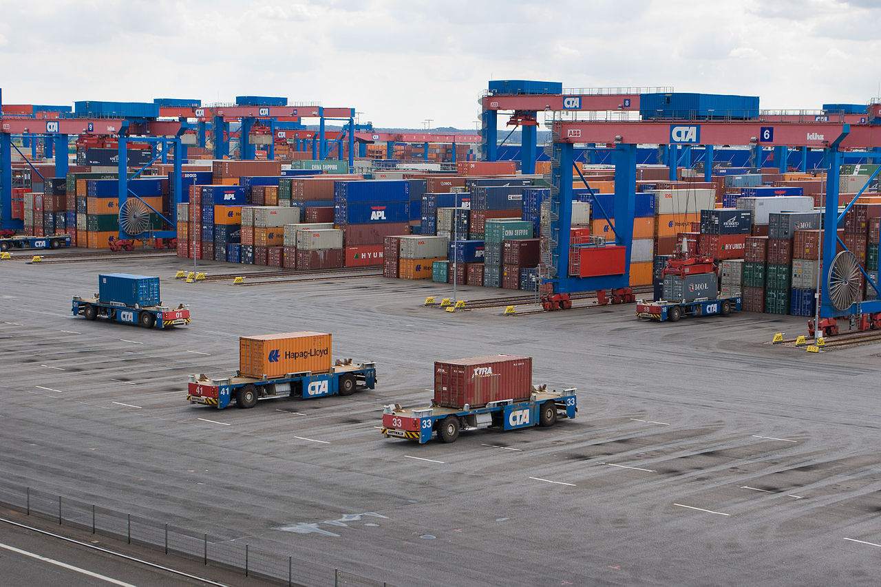 Container Terminal Altenwerder in Hamburg