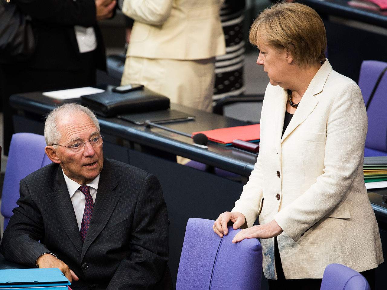 Schäuble Merkel Flüchtlinge