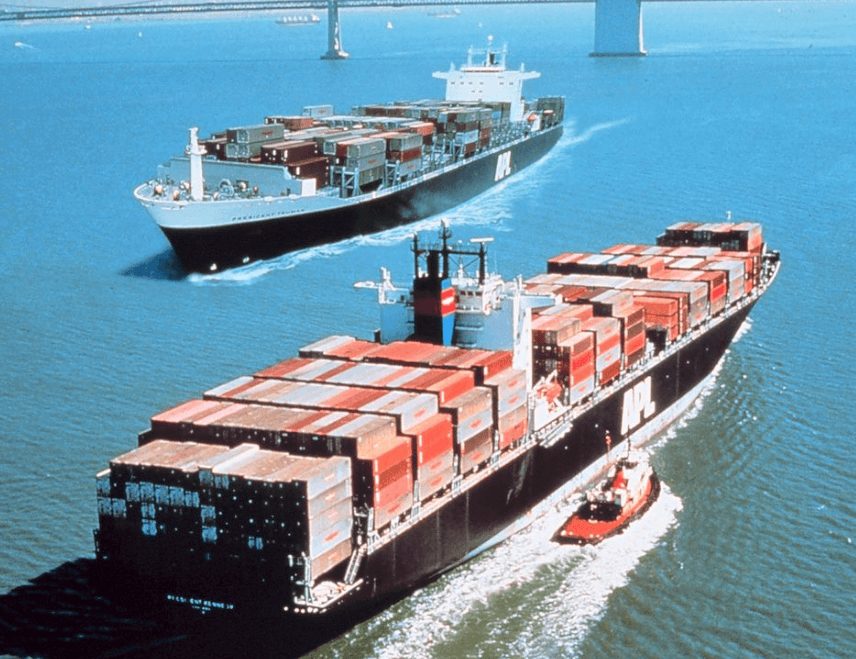 Heuschrecken Containerschiffe