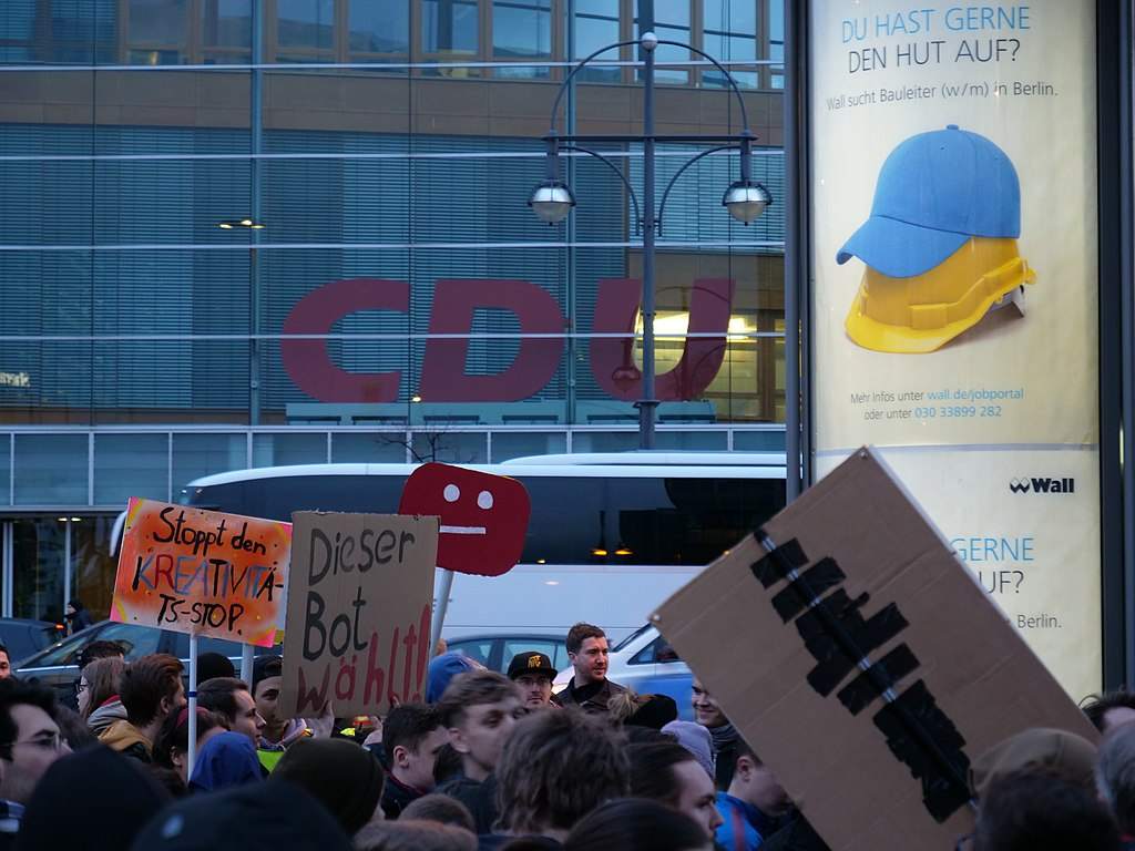 Demo gegen Artikel 13 am 5. März in Berlin