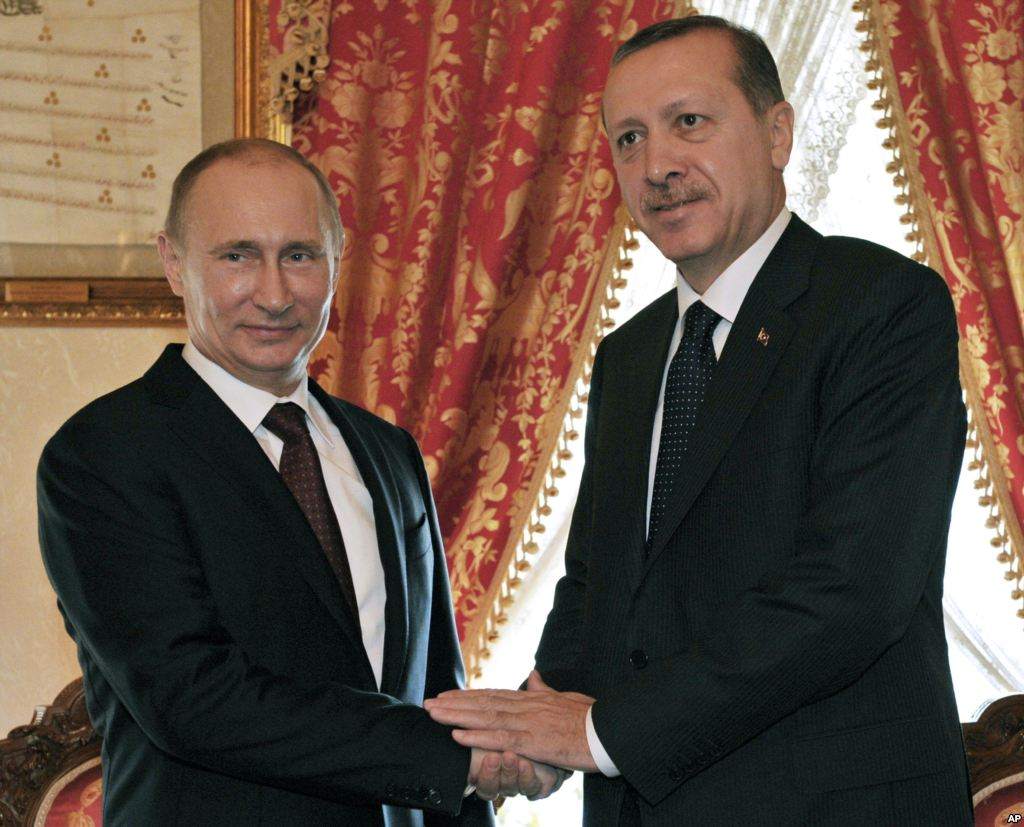 Türkische Lira vor Problemen - Erdogan und Putin im Jahr 2012