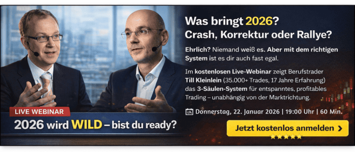 Software-entwickler im Live-Webinar über die Marktentwicklung 2026, Crash oder Chance?.