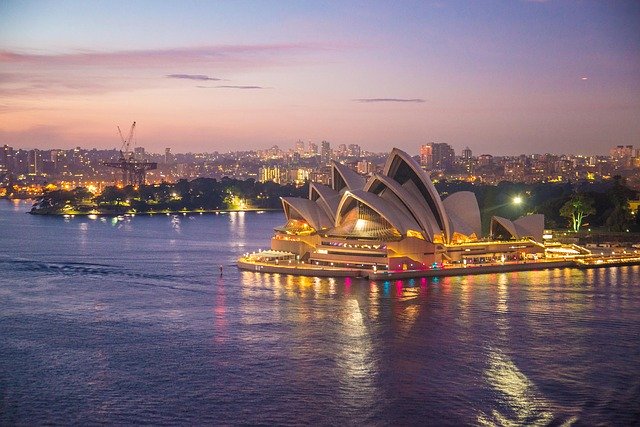 Die Oper in Sydney - eines der Symbole für Australien