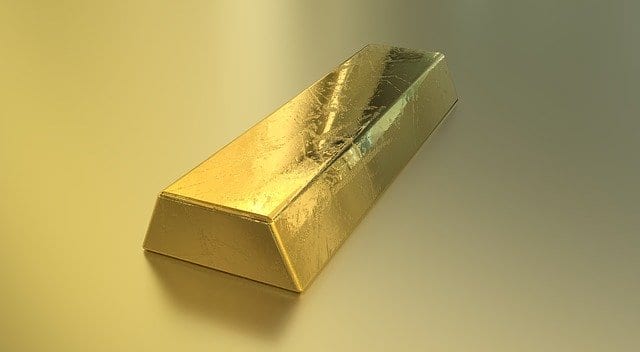 Ein Barren Gold