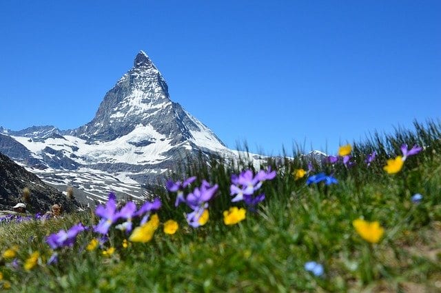Schweiz Bergpanorama