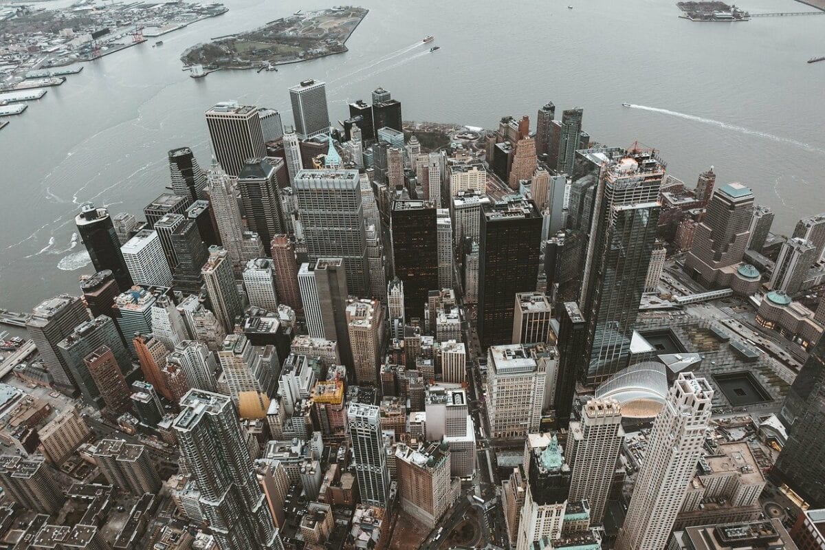 Lower Manhattan als Zentrum für den US-Aktienmarkt