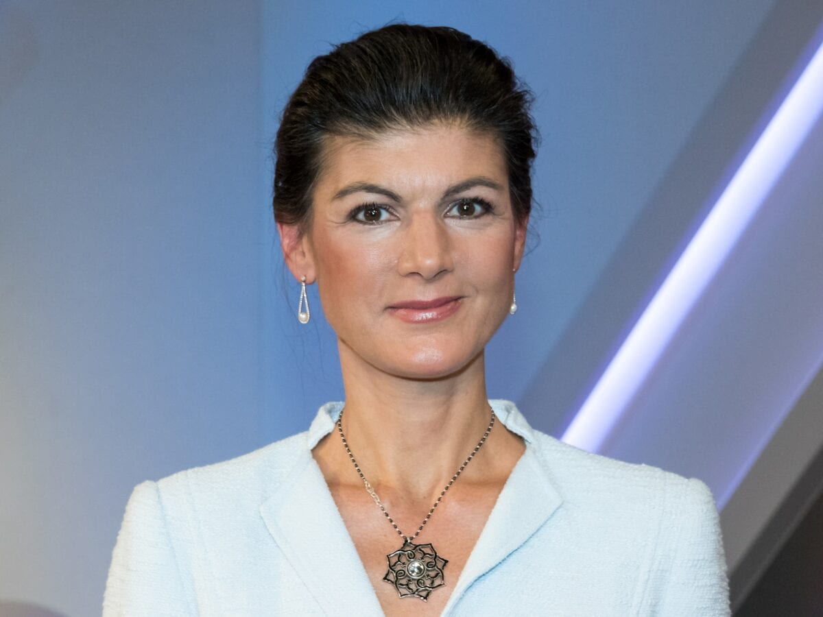 Sahra Wageknecht 2019 bei Sandra Maischberger