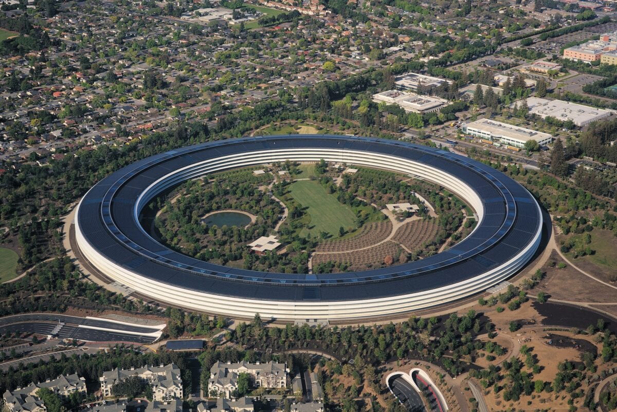 Das Apple Ufo - Symbol für die Stärke der Tech-Aktien im Silicon Valley