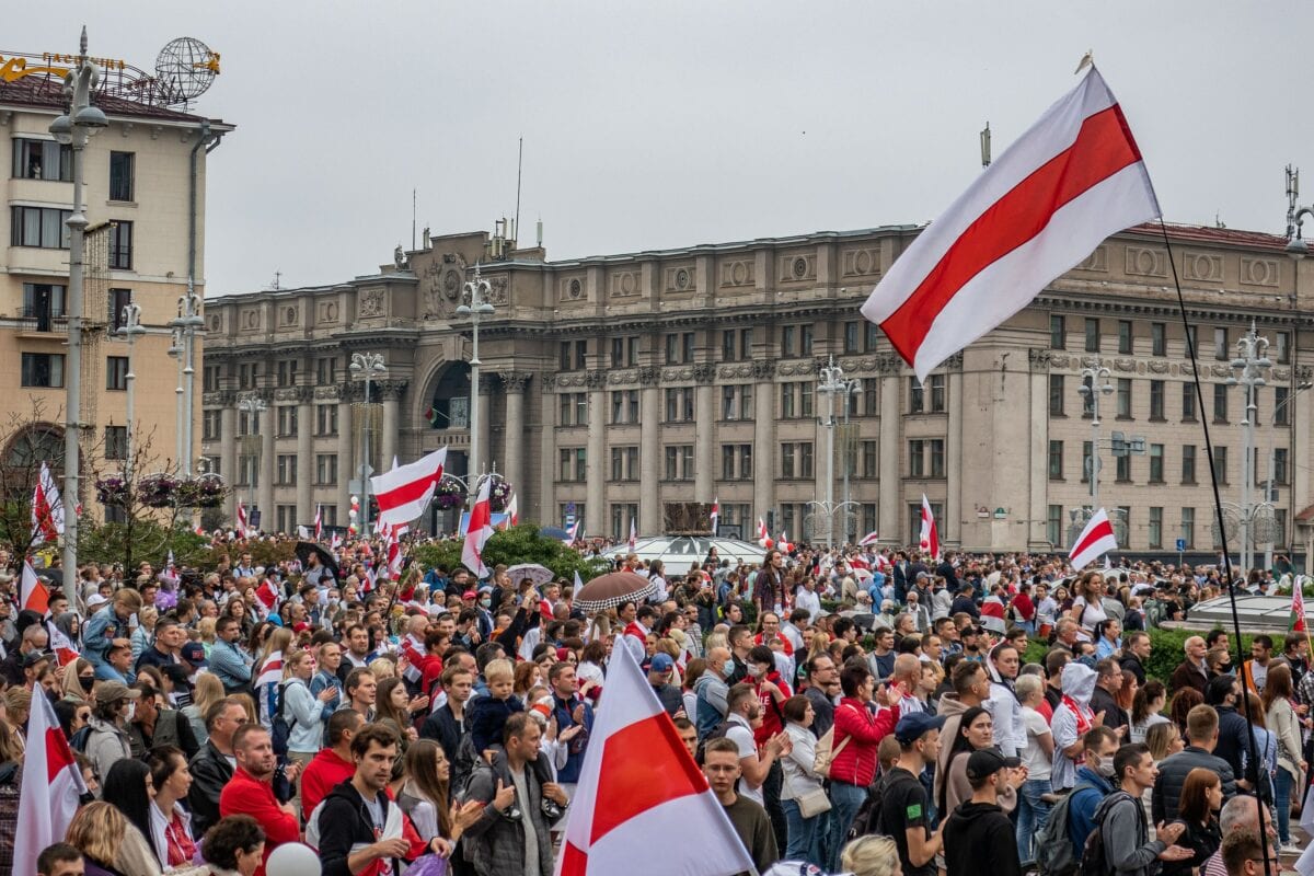 Proteste in Belarus am 23. August