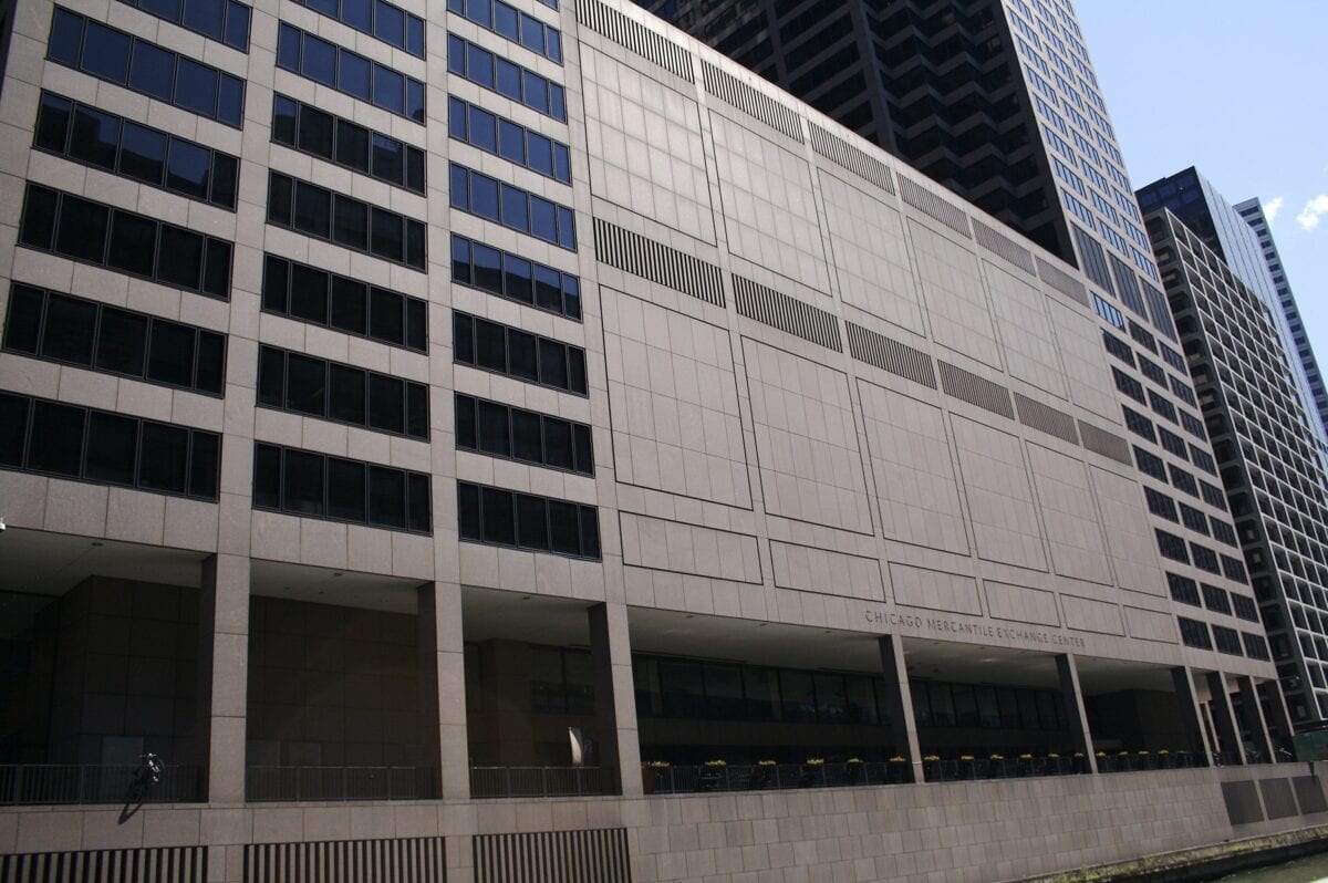 Die Zentrale der CME in Chicago