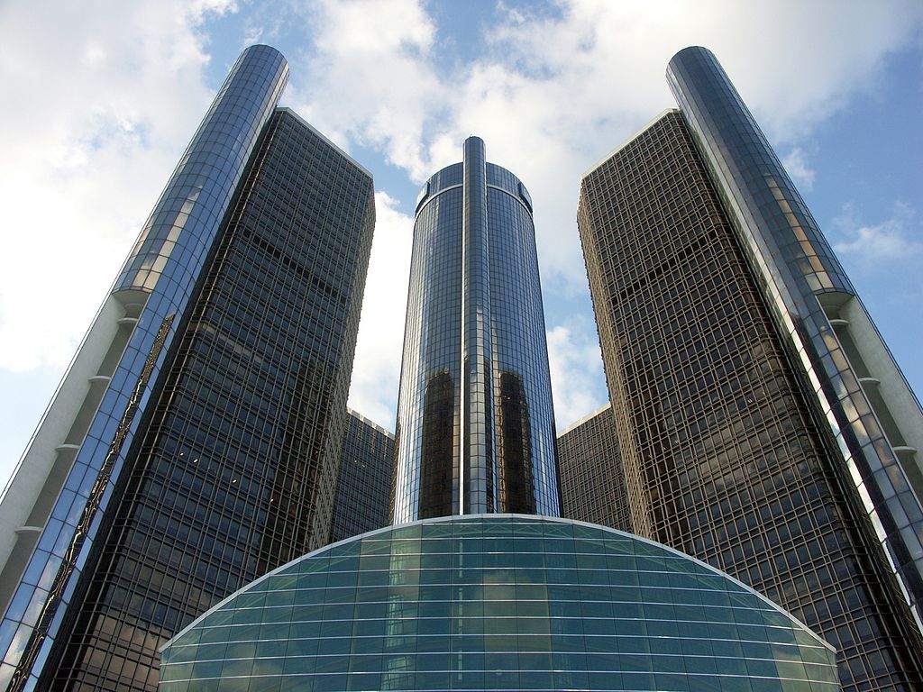 Die Zentrale von General Motors in Detroit