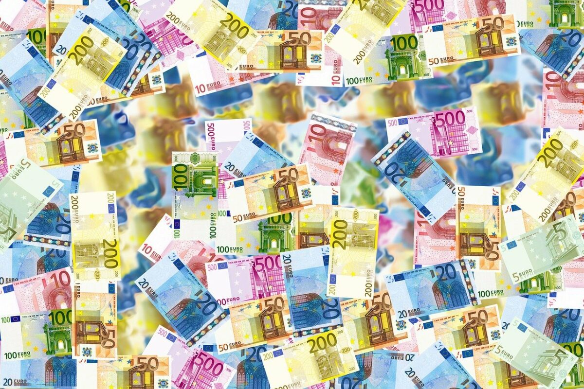 Viele Euro-Geldscheine