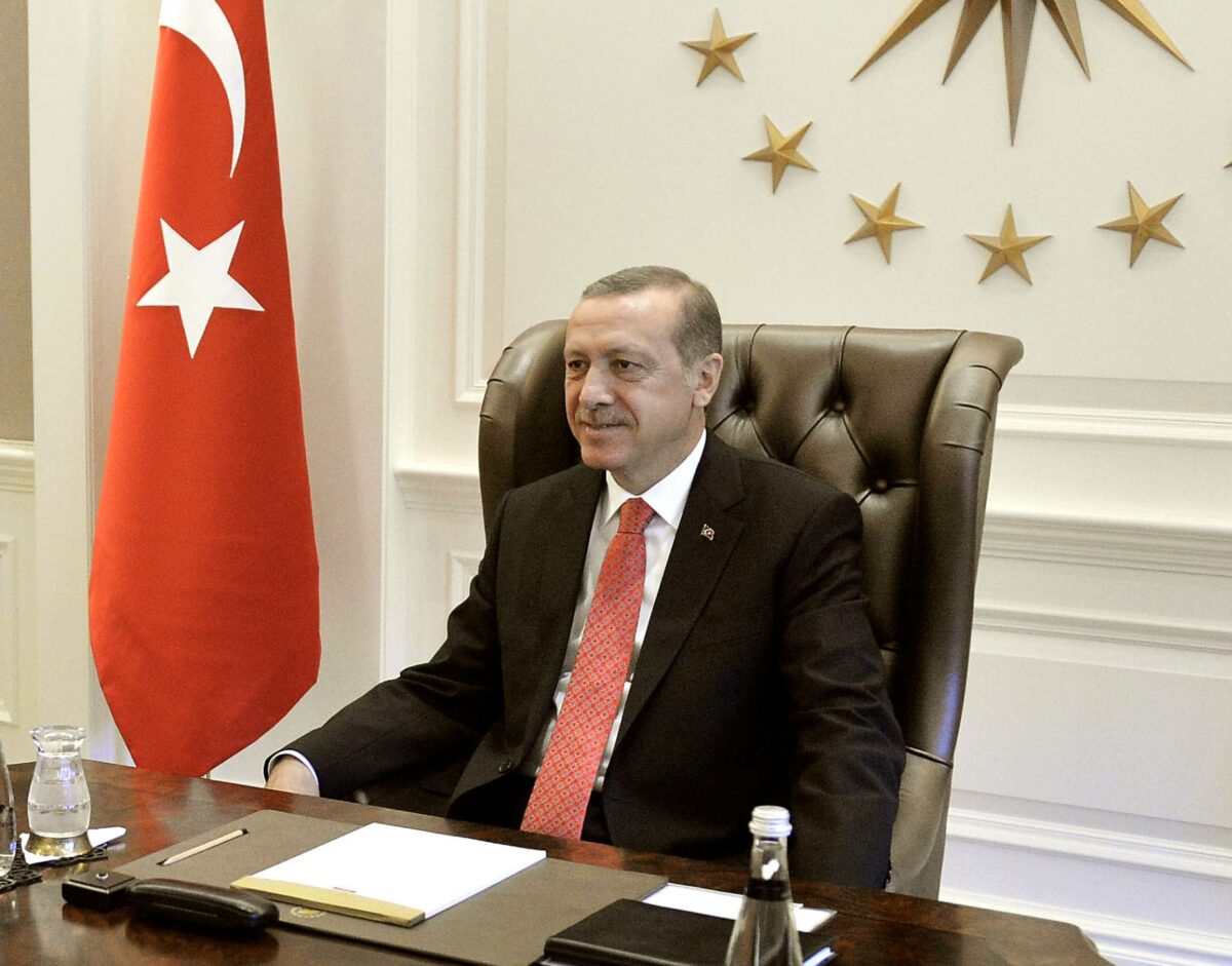 Der türkische Präsident Recep Tayyip Erdoğan im Jahr 2014