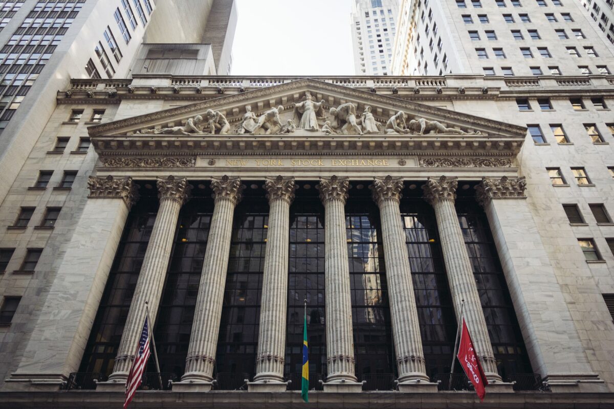 Frontansicht der New York Stock Exchange