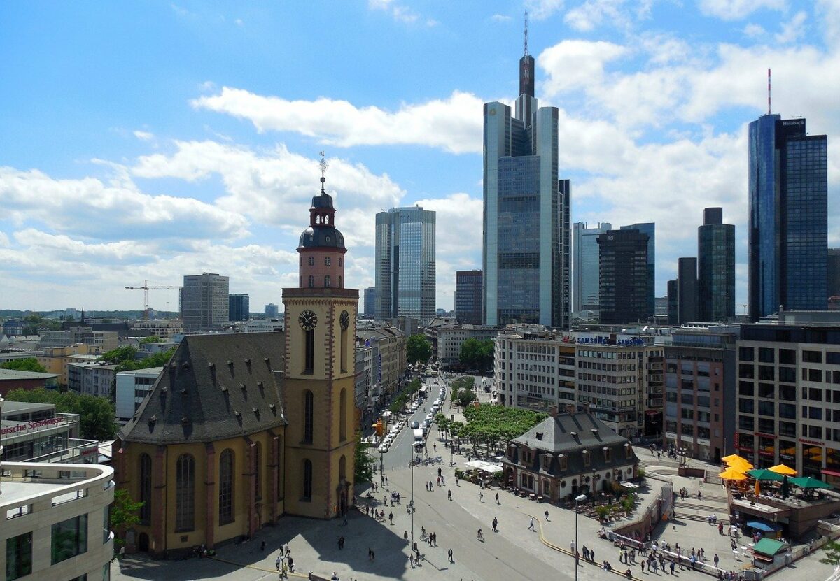 Commerzbank Tower ist das Highlight in der Frankfurter Skyline
