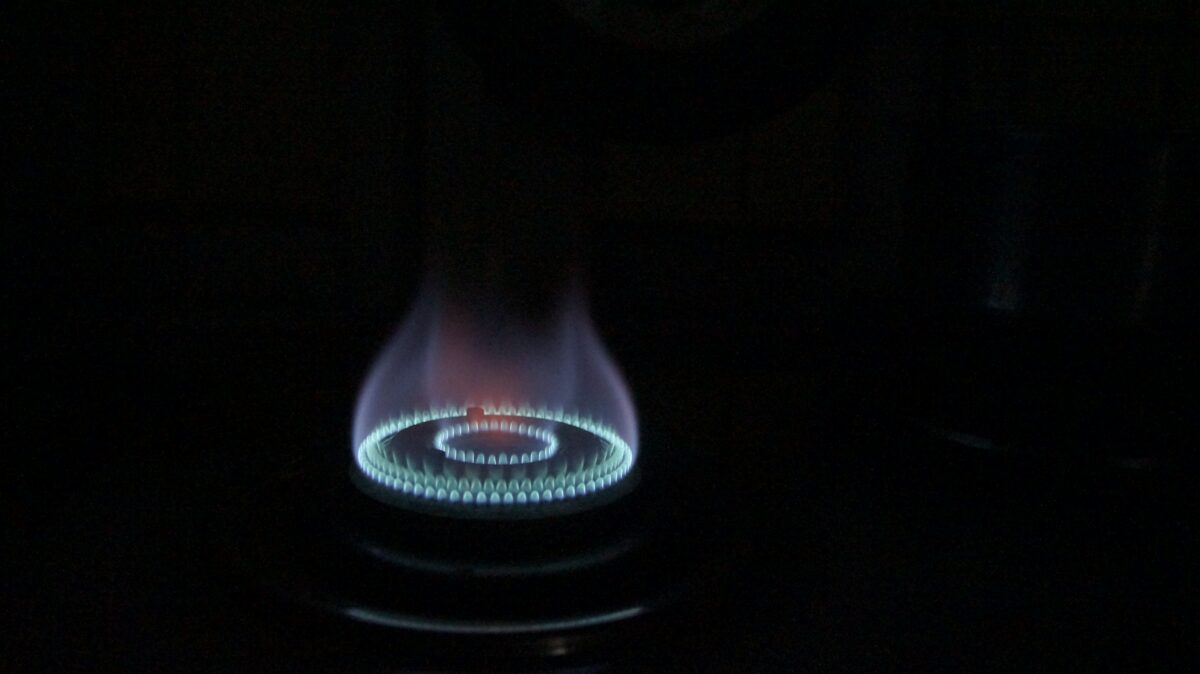 Gas-Flamme