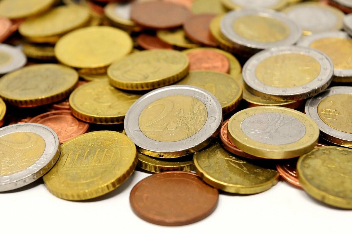 Euro Bargeld in Form von Münzen