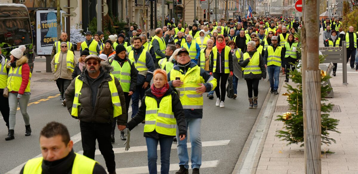 Proteste der Gelbwesten in Frankreich 2018
