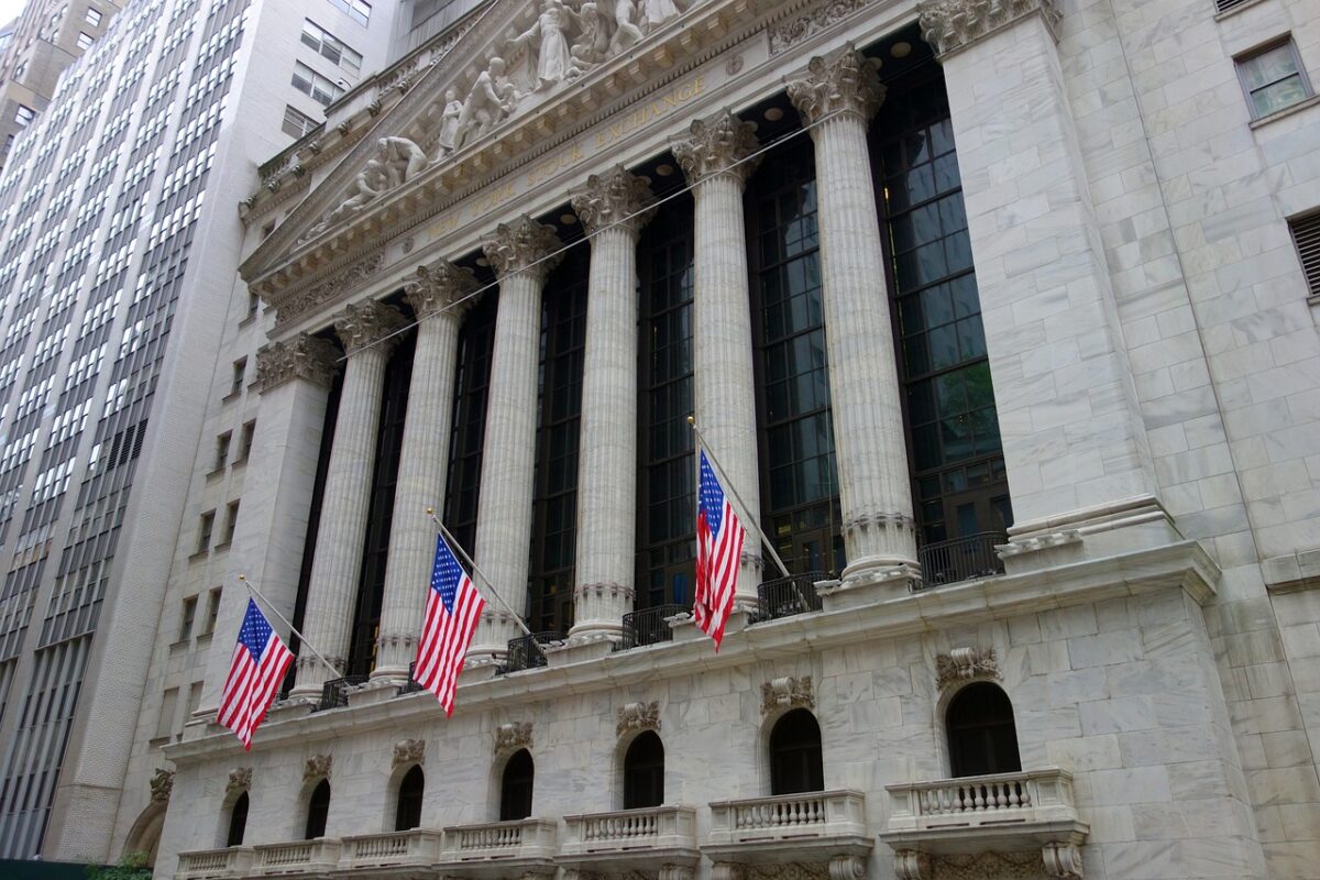 New Yorker Börse als Symbol für die Aktienmärkte in den USA