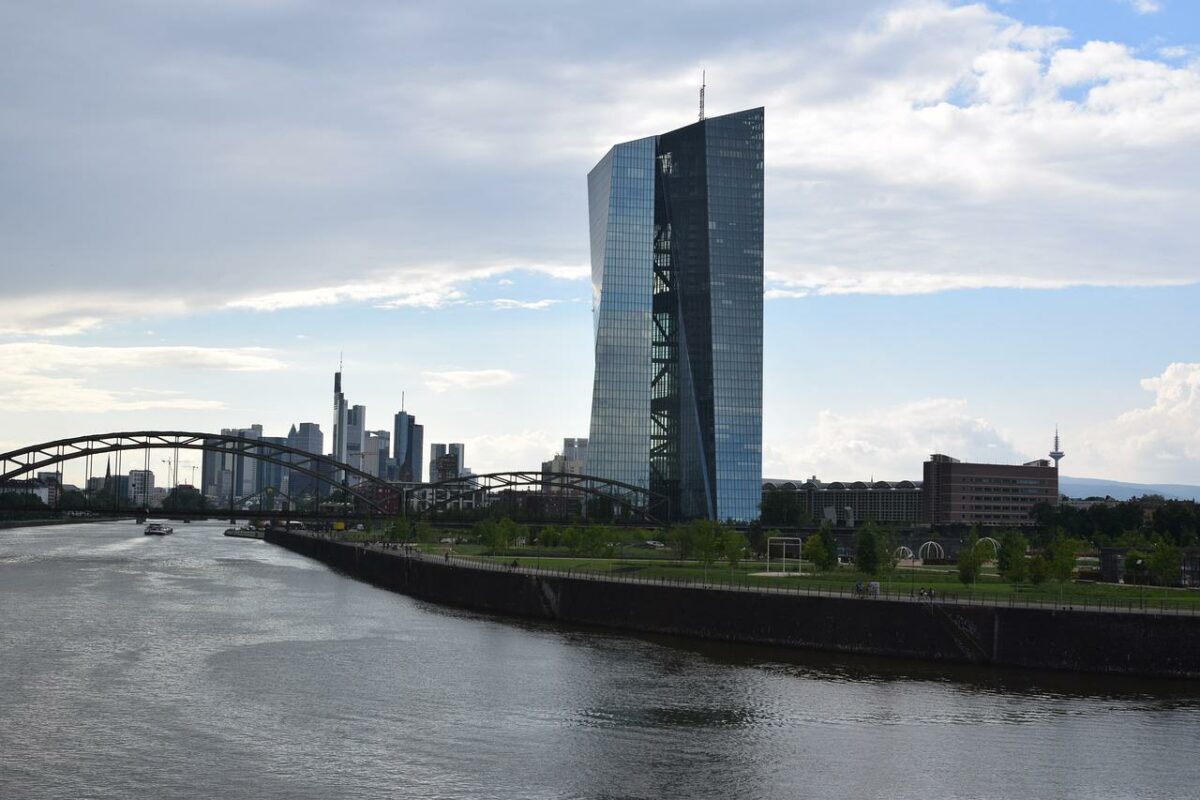 Die Zentrale der EZB