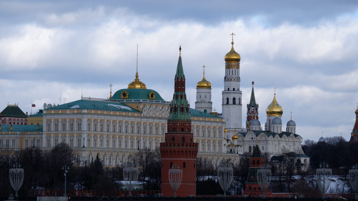Der Kreml in Moskau als das Symbol für Russland