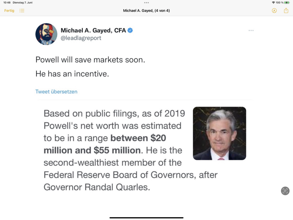  Powell und seine ETFs