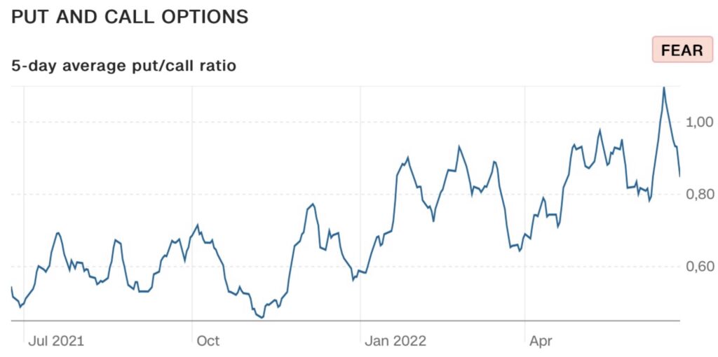 Put-Call Ratio S&P 500 und Nasdaq Inflation Rezession