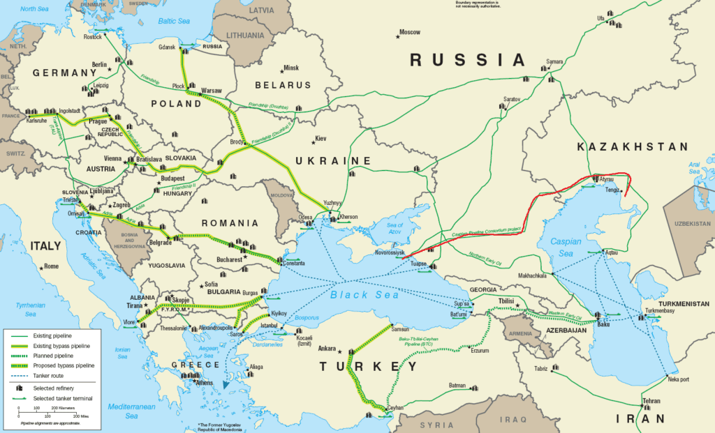Öl Russland Kasachstan