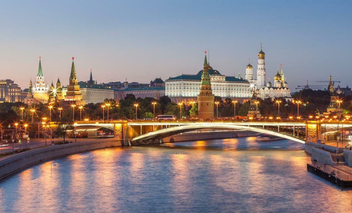 Der Kreml in Moskau als Symbol für Russland