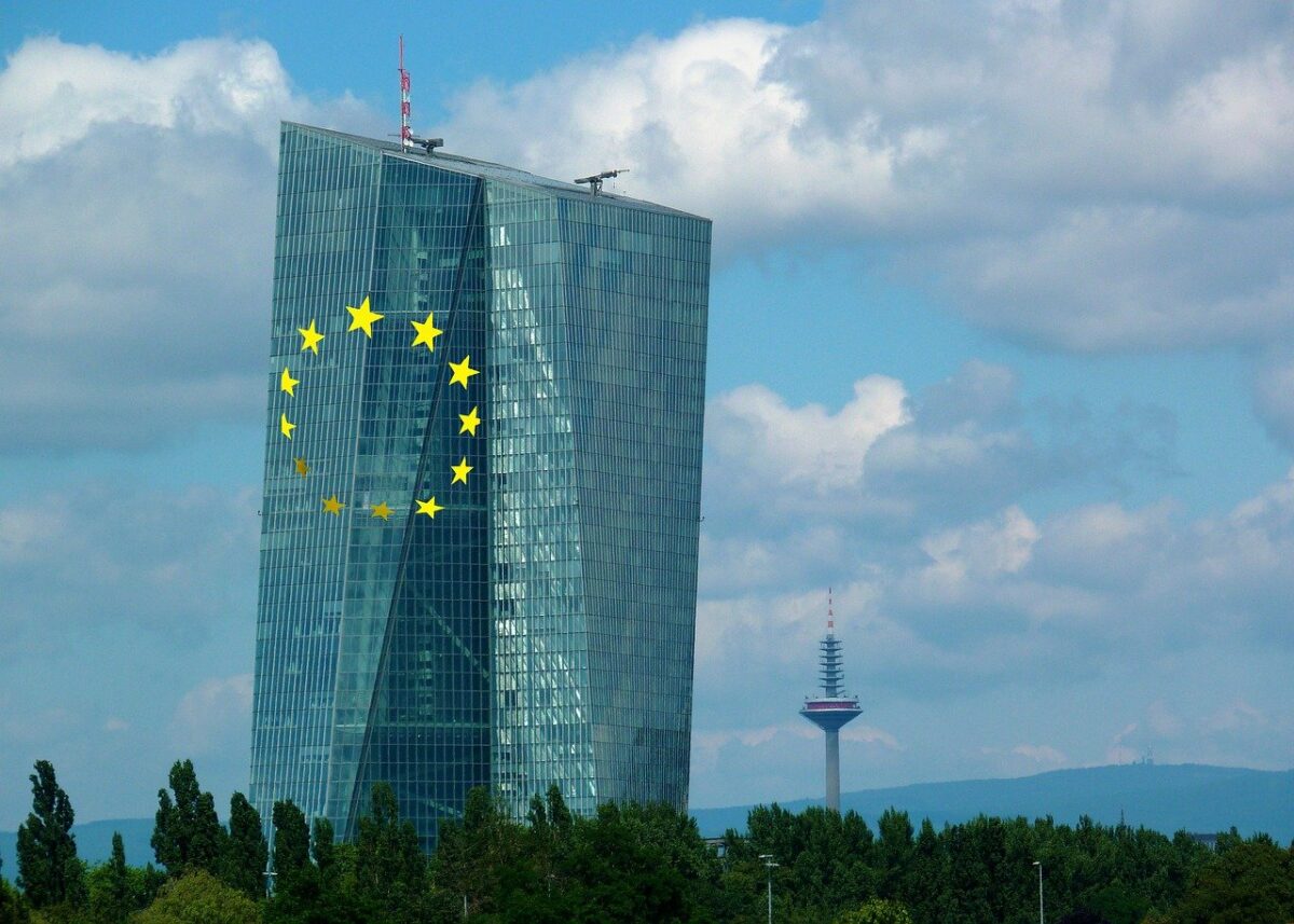 Zentrale der EZB in Frankfurt am Main