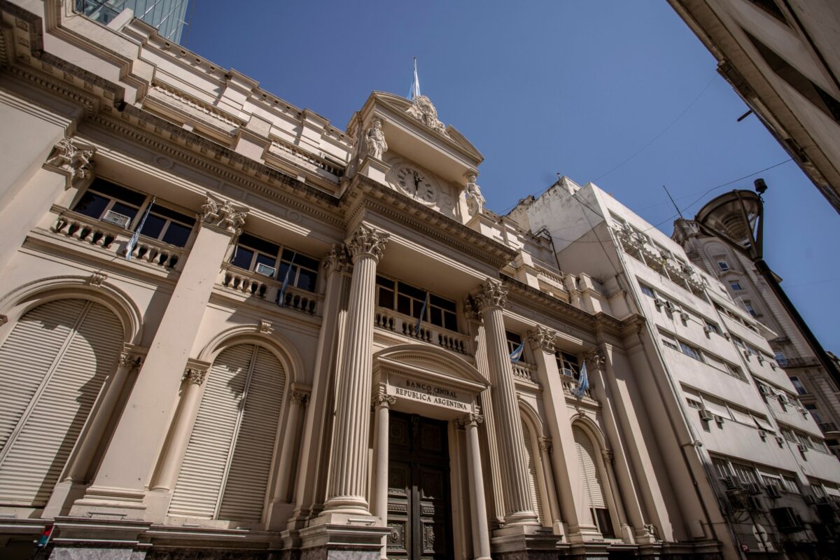 Das Gebäude der Zentralbank von Argentinien