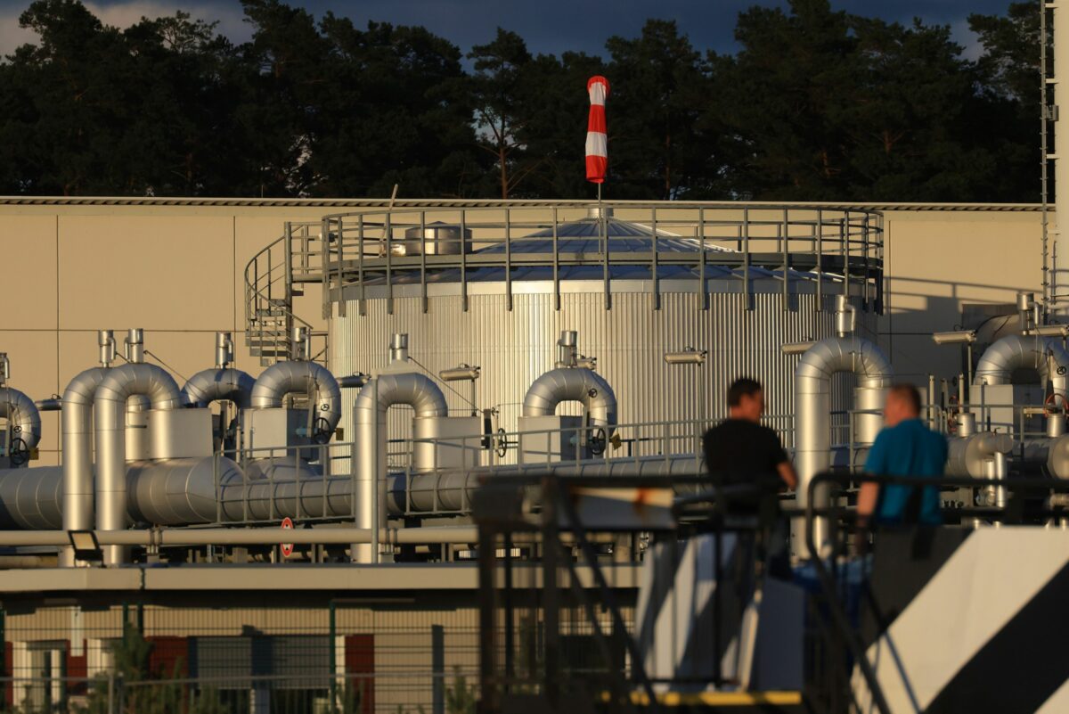 Gas-Kompressorstation von Nord Stream 1 in Lubmin