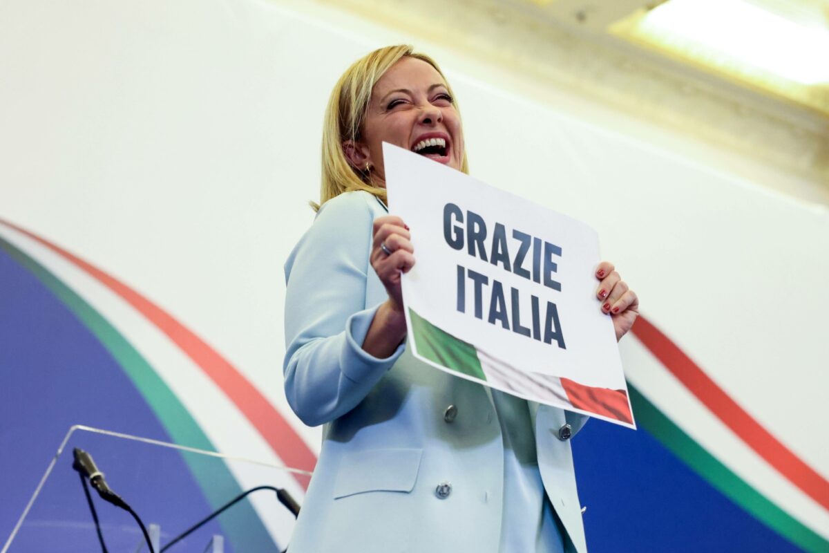 Giorgia Meloni hat die Wahlen in Italien gewonnen