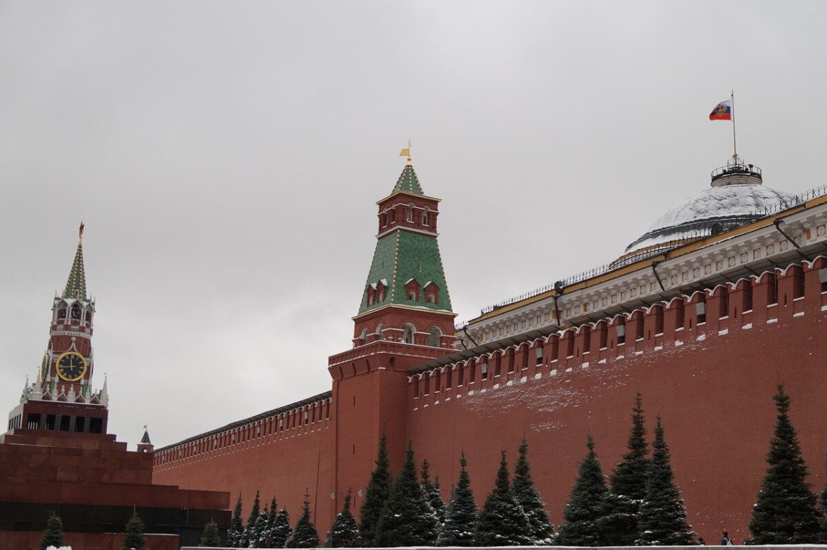 Die Kreml-Mauer in Moskau
