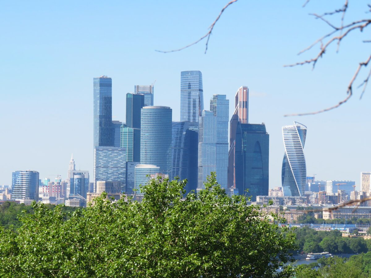 Wolkenkratzer in Moskau