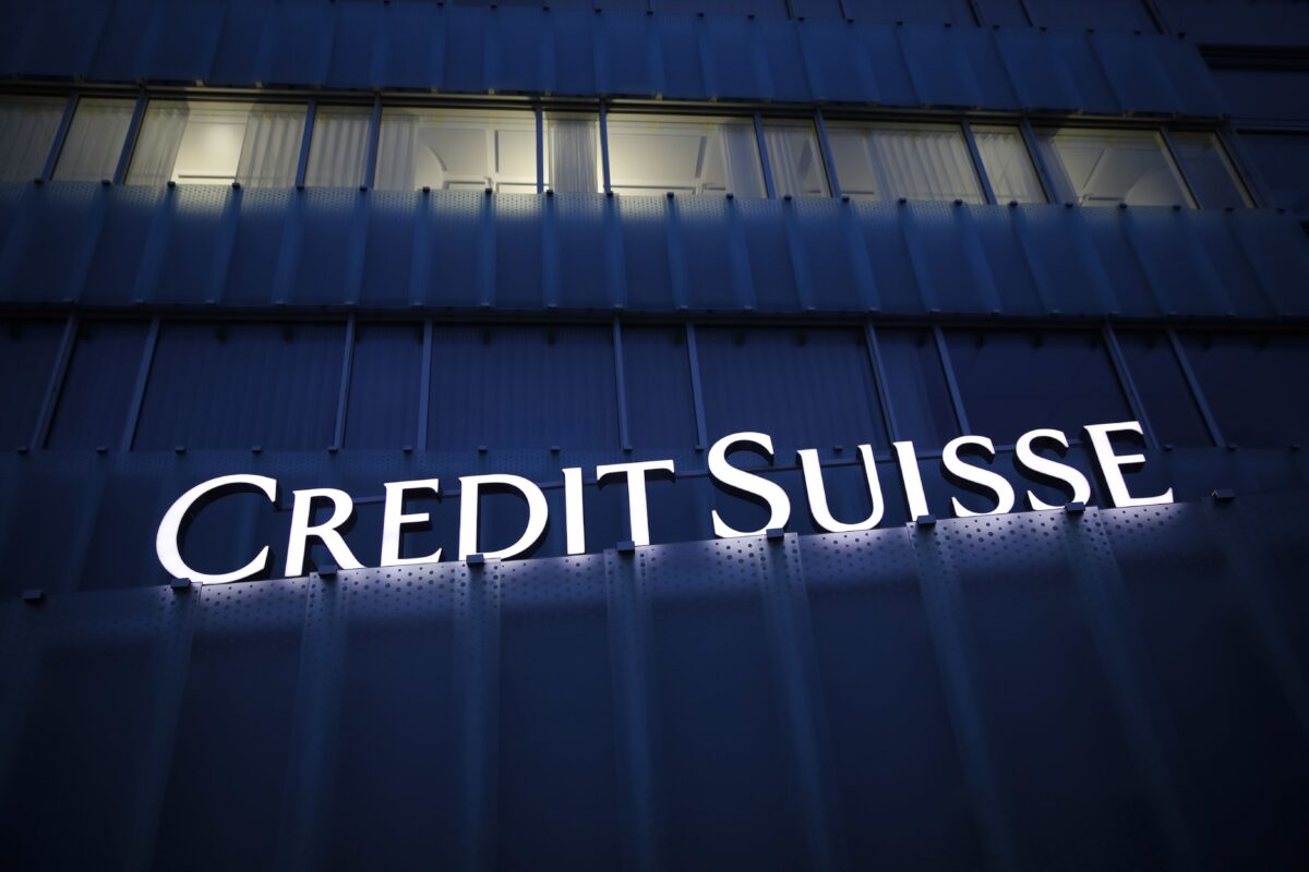 Credit Suisse Schriftzug