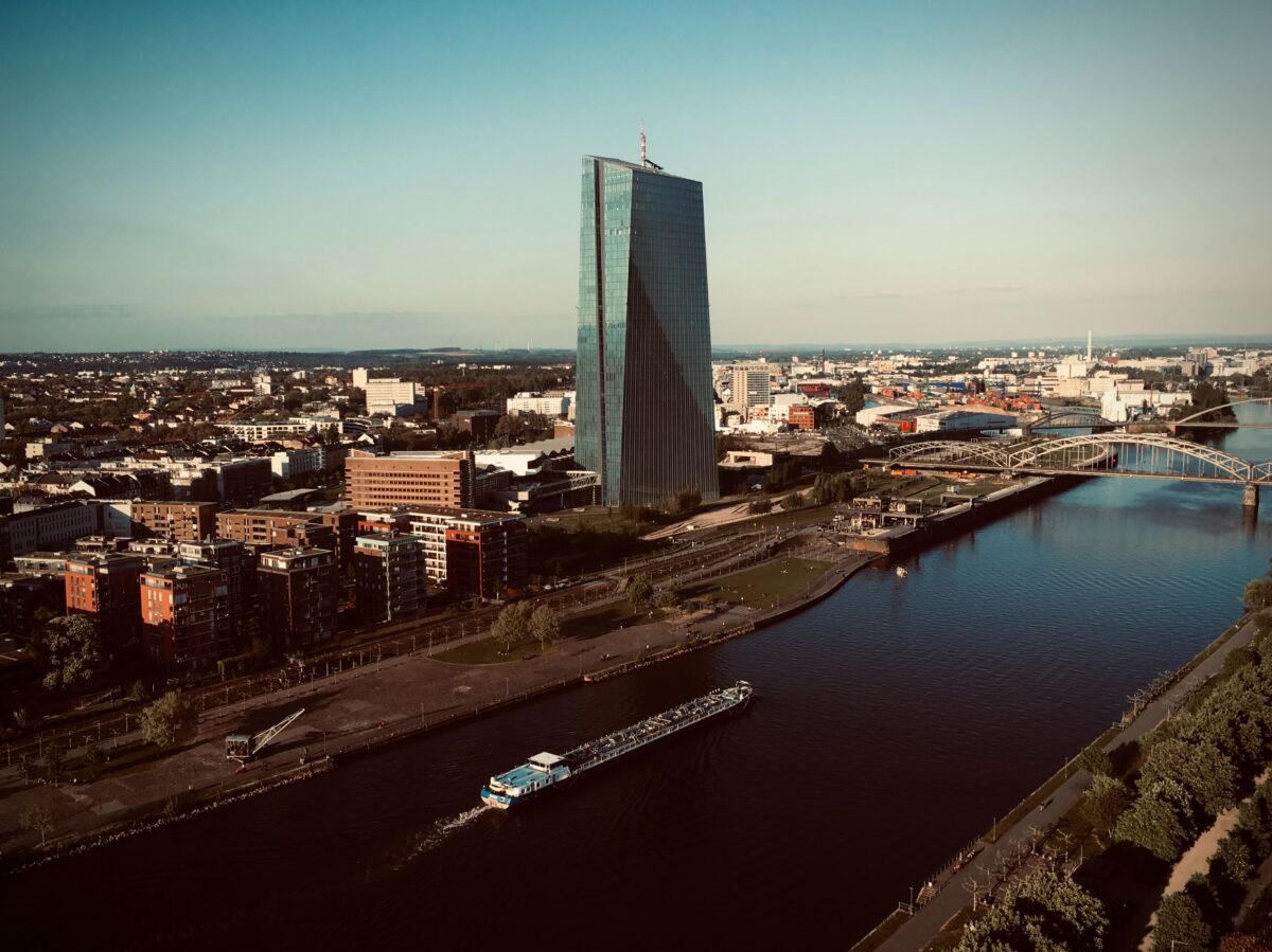 Die Zentrale der EZB in Frankfurt