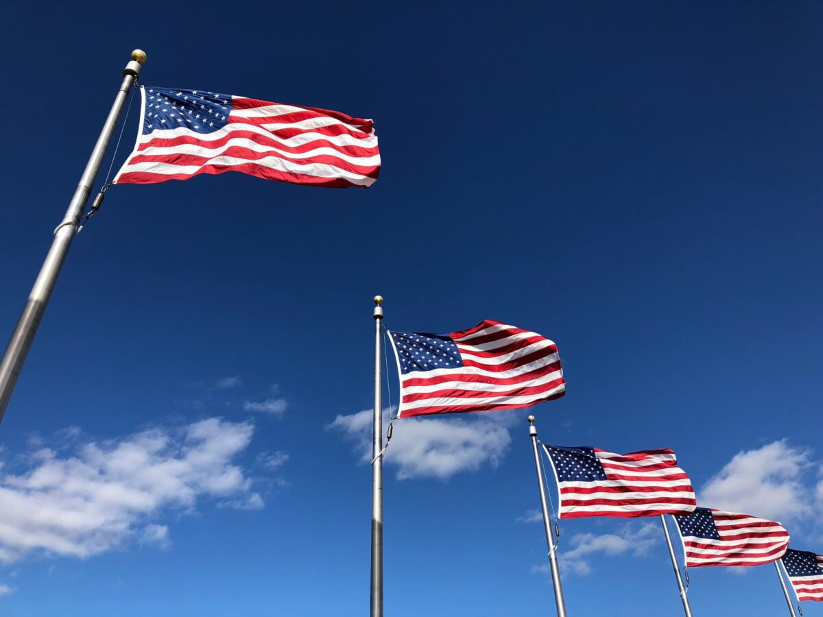 USA-Flaggen