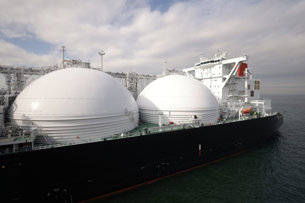 LNG tanker in Japan