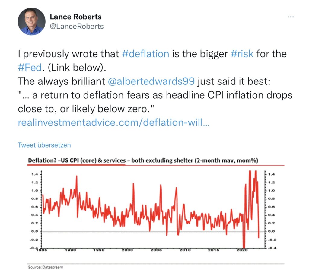 Roberts Deflation und die Fed