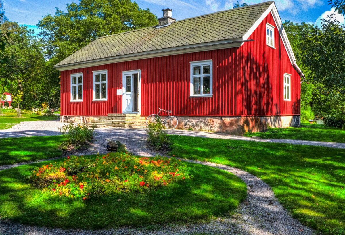 Ein typisches Haus in Schweden