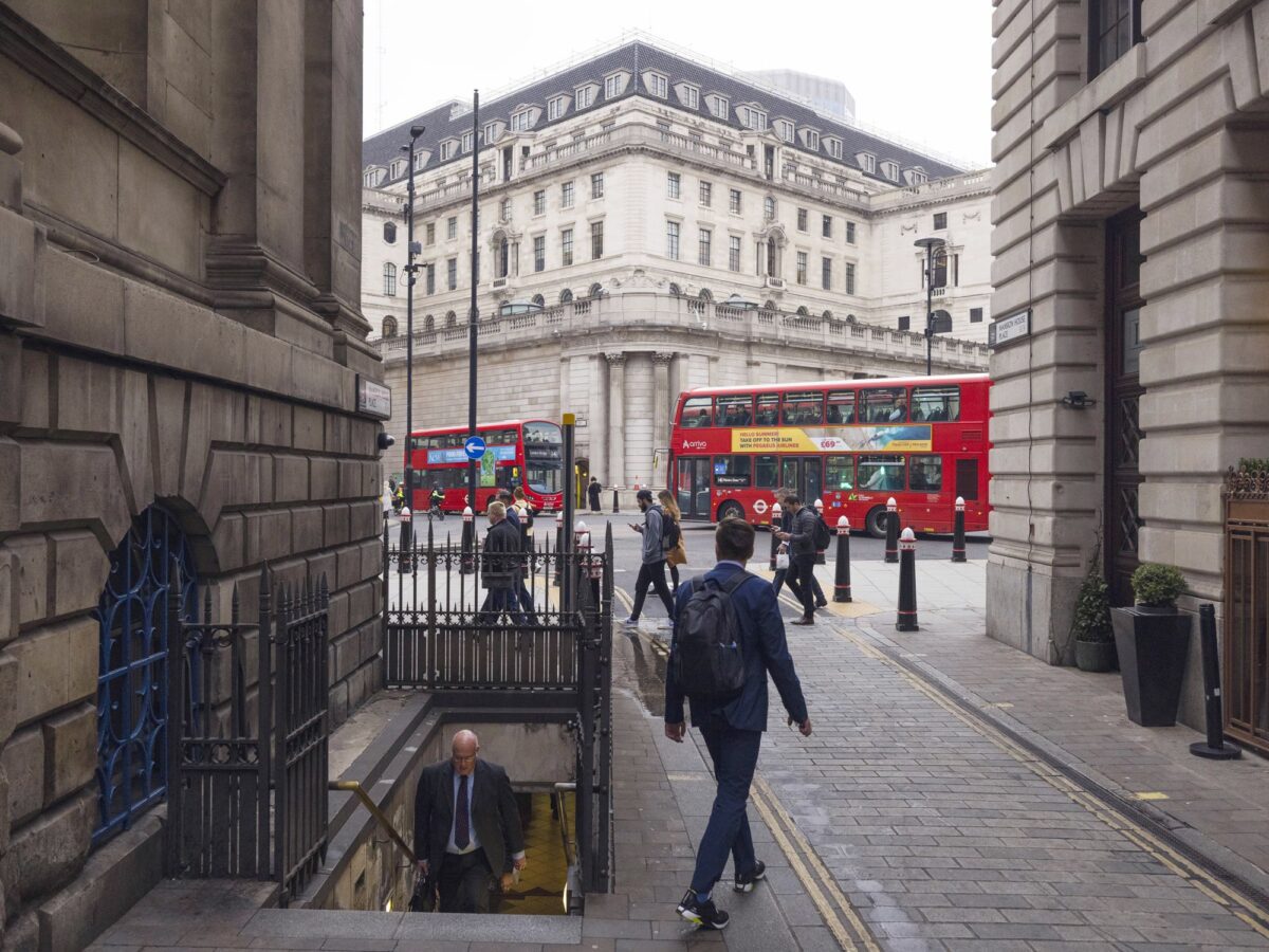 Zentrale der Bank of England in London