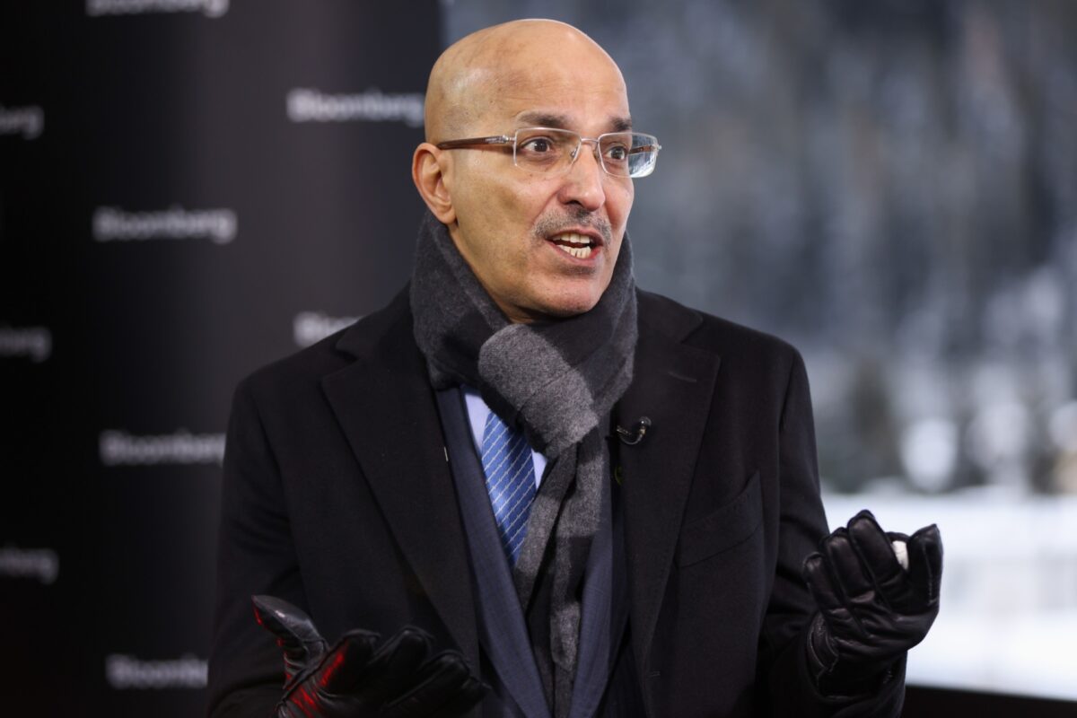 Finanzminister von Saudi-Arabien Mohammed Al-Jadaan in Davos