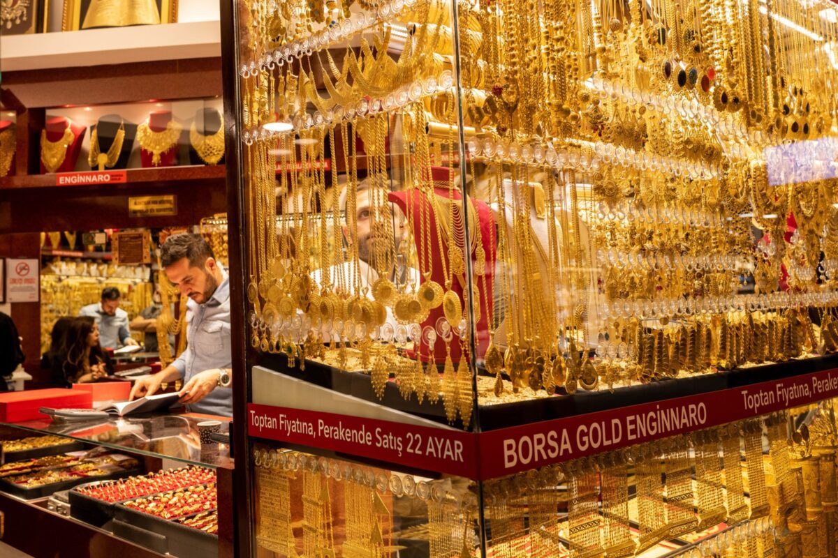 Gold-Händler in der Türkei