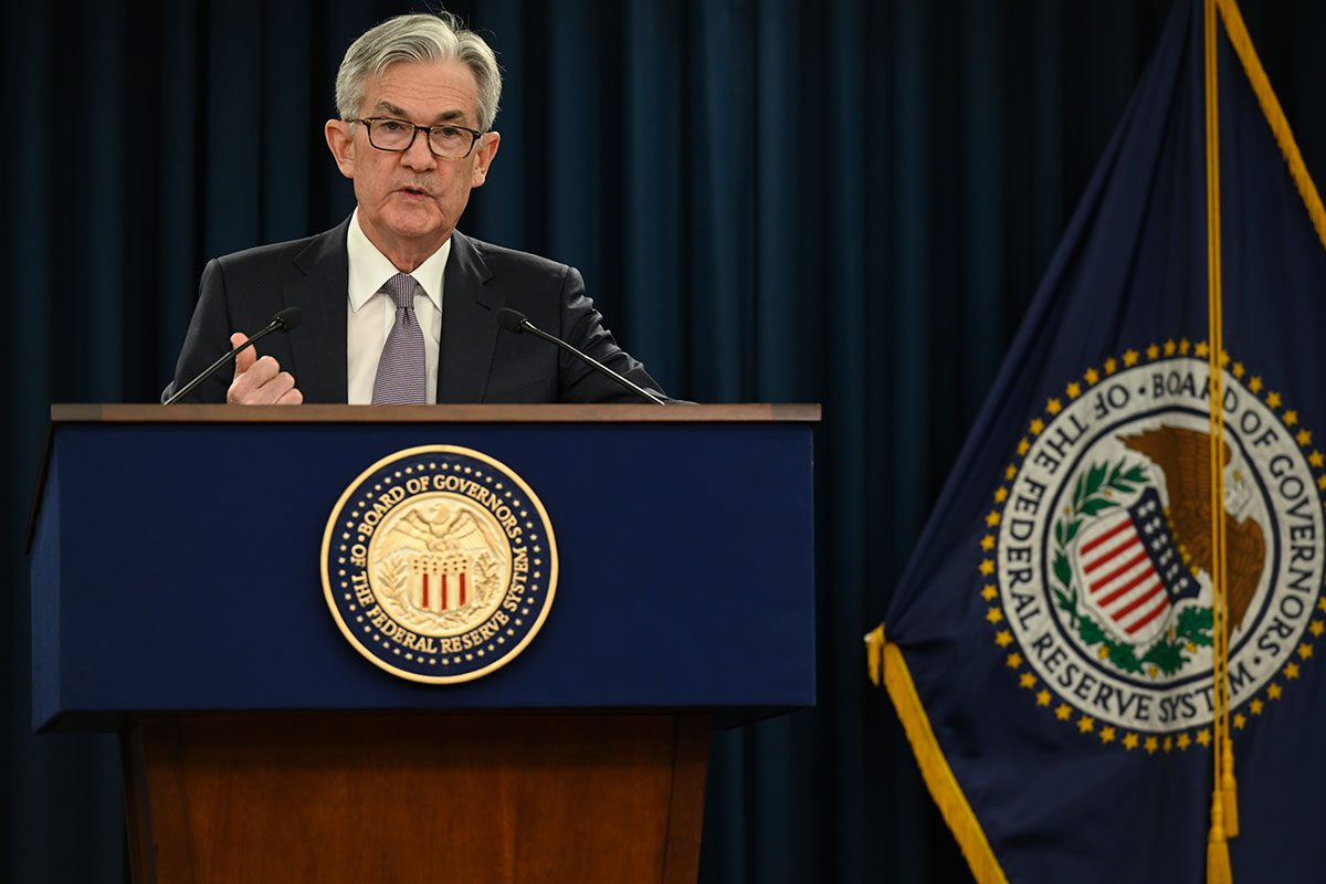 Powell Pressekonferenz Fed Zinsen