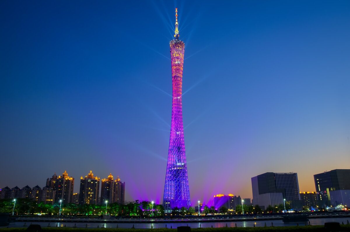 Tower in der Millionenmetropole Guangzhou in China