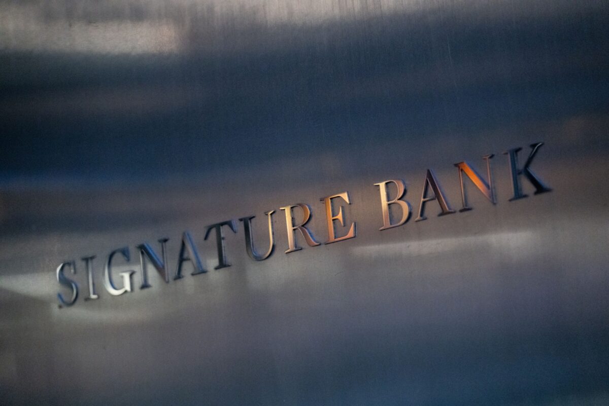 USA retten Banken Signature