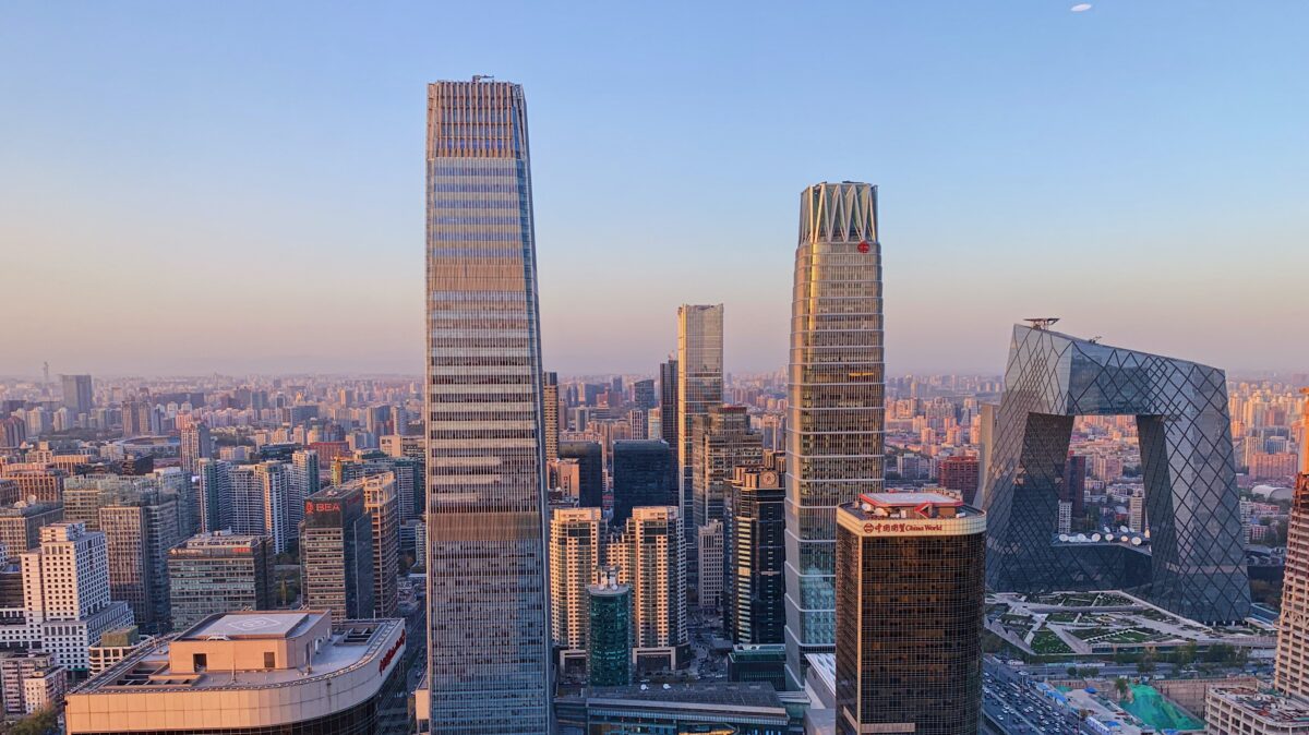 Hochhäuser in Peking