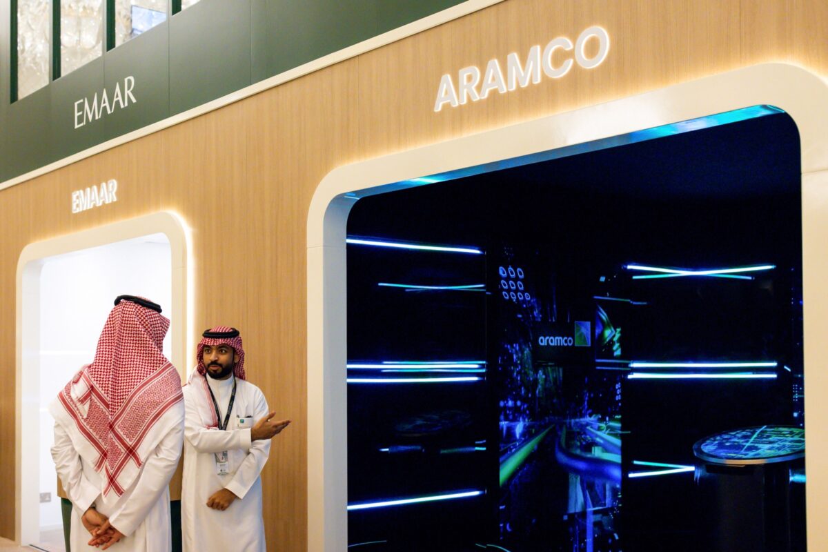Saudi Aramco booth