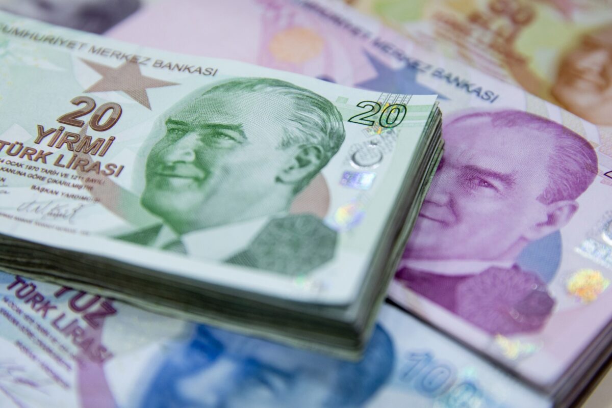 Türkische Lira-Geldscheine